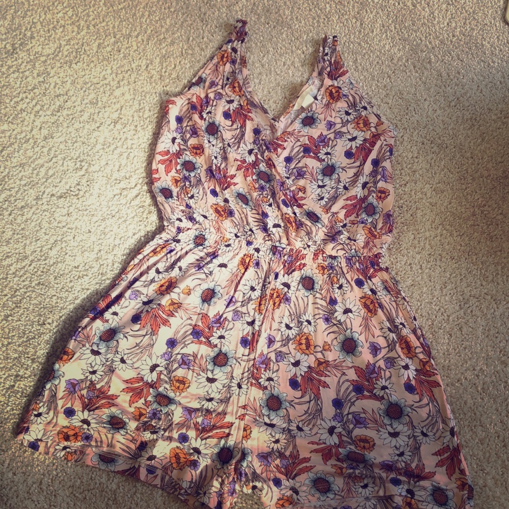 H&M floral print romper